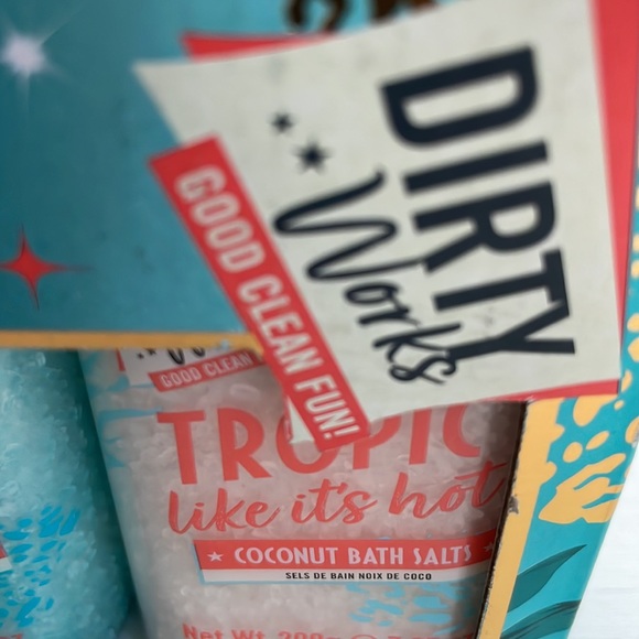 The Dirty Works set of 4 bath salts. New in box. - Picture 3 of 5